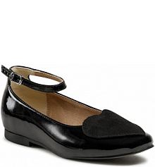 Sandały Zarro czarne dziecięce DZ2/S   Lakier