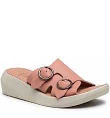 Klapki Fly London różowe damskie Batifly P144742004 Rose