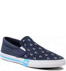 Tenisówki Helly Hansen granatowe damskie W Copenhagen Slip-On Shoe 114-85.597 Navy/Off White/Aqu