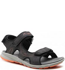 Sandały Elbrus czarne dziecięce Merios Black/Flame