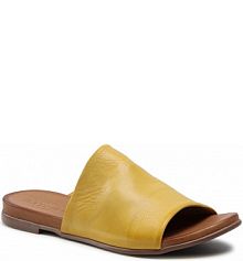 Klapki eleganckie Badura żółte dziecięce 5399-69 Zółty 501