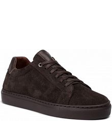 Sneakersy QUAZI brązowe męskie 