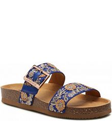 Klapki Desigual granatowe damskie 