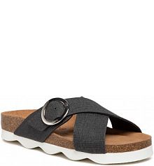 Klapki eleganckie Dr. Brinkmann czarne damskie 700072 Schwarz 01