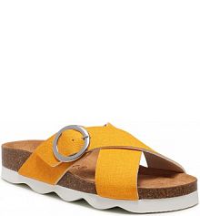 Klapki eleganckie Dr. Brinkmann żółte damskie 700072 Gelb 06