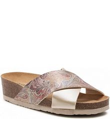 Klapki eleganckie Dr. Brinkmann złote damskie 