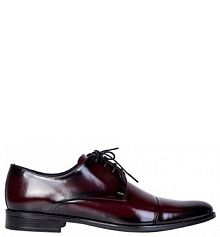 Półbuty sznurowane Giacomo Conti bordowy męskie BUAN000146