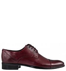 Półbuty wizytowe Giacomo Conti bordowy męskie BUAN000111