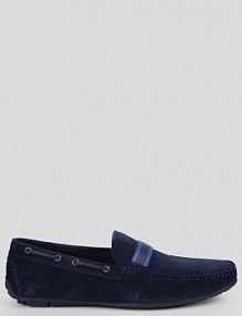 Półbuty wsuwane Giacomo Conti granatowe męskie BUGN000114