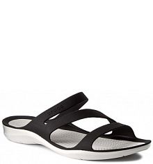 Klapki Crocs czarne damskie 