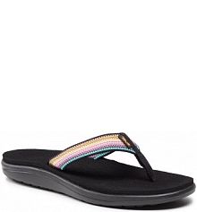 Japonki Teva czarne damskie 