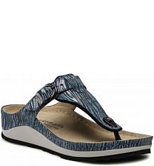 Japonki Berkemann niebieskie damskie Mila 01351 Brush Stroke Jeans 356