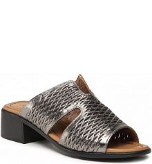 Klapki eleganckie Badura srebrne dziecięce 5391-69 Grafit 1438