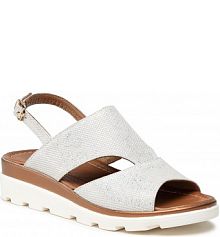 Sandały Badura srebrne dziecięce B4021-69  433