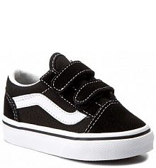 Buty na rzepy Vans czarne dziecięce 