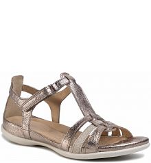 Sandały ECCO złote damskie 