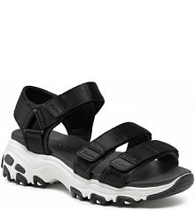 Sandały Skechers czarne damskie 