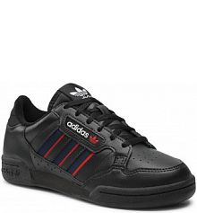 Półbuty sznurowane adidas czarne dziecięce 