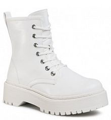 Trzewiki DeeZee białe dziecięce Clara Barson WS2987-05 Camel