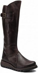 Kozaki Fly London brązowe damskie 