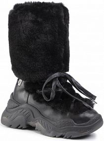 Śniegowce Eva Minge czarne damskie 