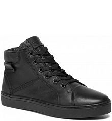 Sneakersy QUAZI czarne męskie 