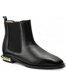 Sztyblety Stuart Weitzman czarne damskie Studzie XL17445 Black Arizona