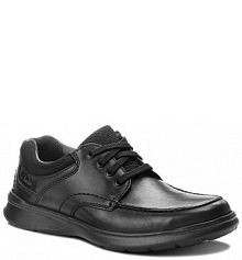 Półbuty sznurowane Clarks czarne męskie 