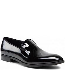 Półbuty wizytowe Emporio Armani czarne męskie 