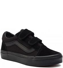 Buty na rzepy Vans czarne dziecięce 