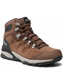 Buty trekkingowe wysokie Jack Wolfskin brązowe damskie 