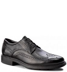 Półbuty wizytowe Geox czarne męskie 