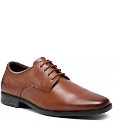 Półbuty wizytowe Clarks brązowe męskie 