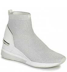 Buty MICHAEL Michael Kors  SKYLER BOOTIE  srebrne dziecięce