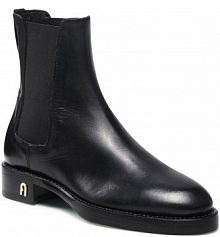 Sztyblety Furla czarne damskie 