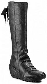 Kozaki Fly London czarne damskie 