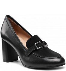 Półbuty na obcasie Wojas czarne damskie 46109-71  1