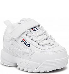 Buty na rzepy Fila białe dziecięce 