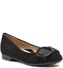 Baleriny Ara czarne dziecięce 12-41309-09 Schwarz