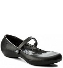 Baleriny Crocs czarne damskie 