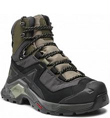 Buty trekkingowe wysokie Salomon zielone męskie 