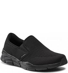 Półbuty wsuwane Skechers czarne męskie 