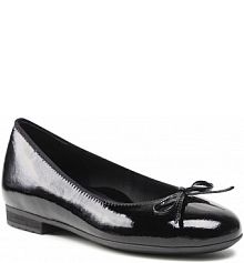 Baleriny Ara czarne dziecięce 12-41329-15 Schwarz