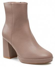 Botki na słupku Jenny Fairy beżowe WYL2761-1