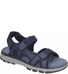 Sandały Manitu beżowe niebieskie dziecięce 610001-05 5