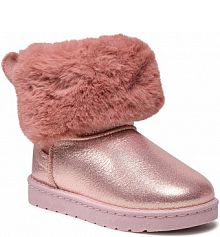 Śniegowce Nelli Blu różowe dziecięce CS-123 Lavender Rorse