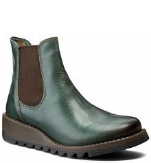 Sztyblety Fly London zielone damskie 