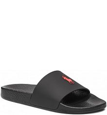 Klapki Polo Ralph Lauren czarne męskie 