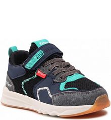 Sneakersy Kickers kolorowy, czarne dziecięce Knakk 858781-30 M Black/Gray 81