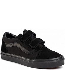 Buty na rzepy Vans czarne dziecięce 